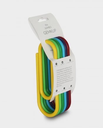 extra large paper clips in a set of 6 super vibrant colours
