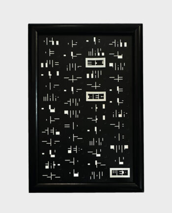 Crypto - Unique Perpetual Wall Calendar (all white)